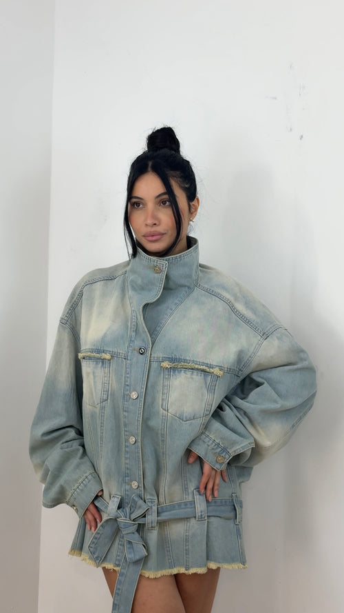 Denim Dress Jacket Vintage