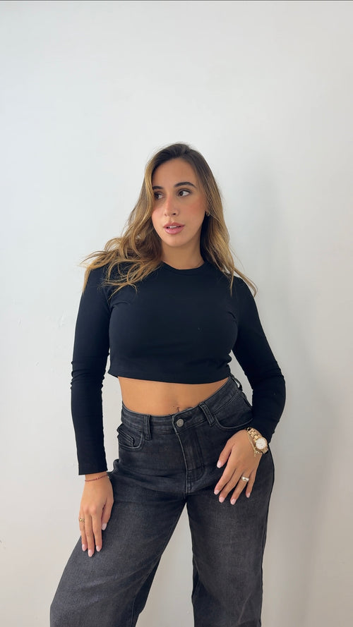 Maglia crop low cost