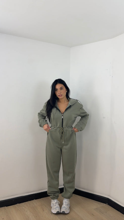 Jump Zip Verde Militare