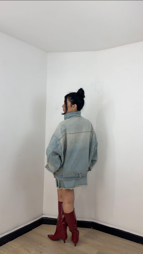 Denim Dress Jacket Vintage