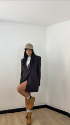 Blazer Dress Marrone