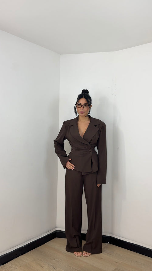 Tailleur Amanda Marrone