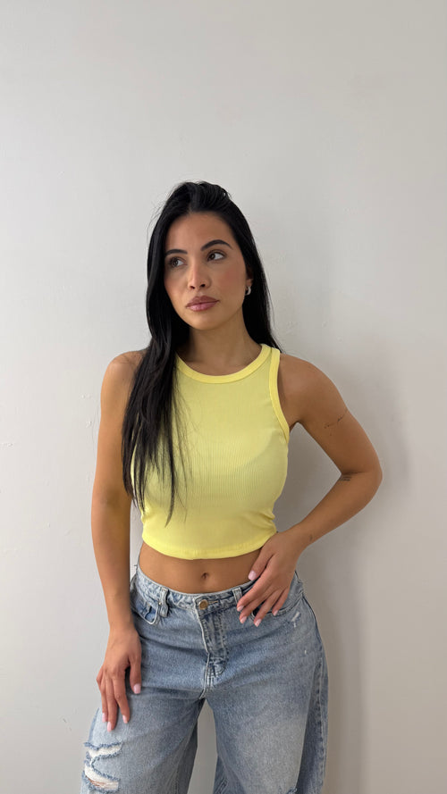 Canotta Simple a costine