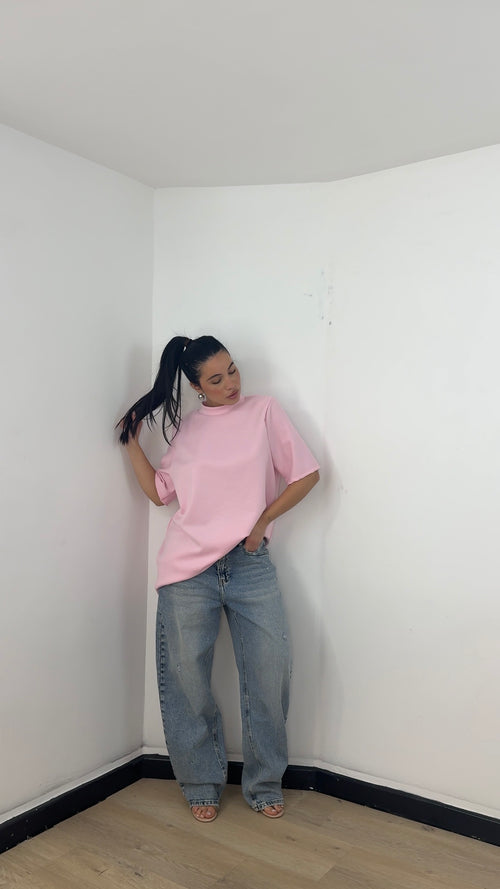 T-Shirt Cuore Rosa