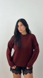 Pull Easy Winter Bordeaux