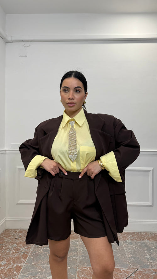 Tailleur Man Marrone
