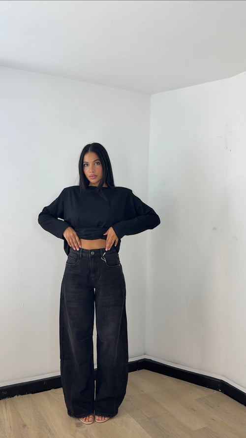 Jeans Black Stone