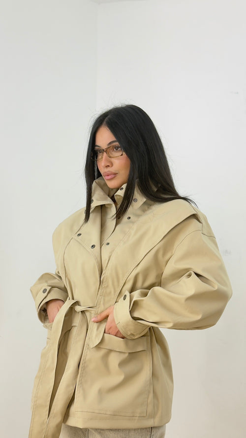 Trench Over Structure Beige