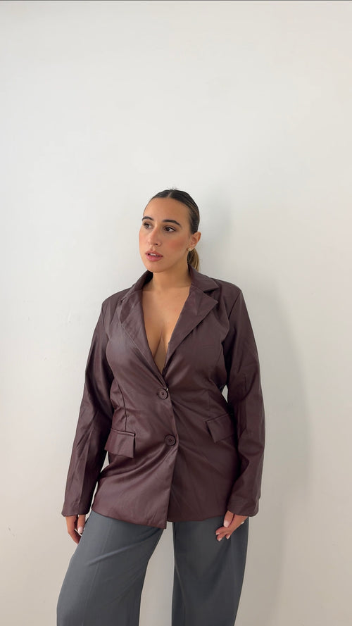 Giacca Livia in ecopelle