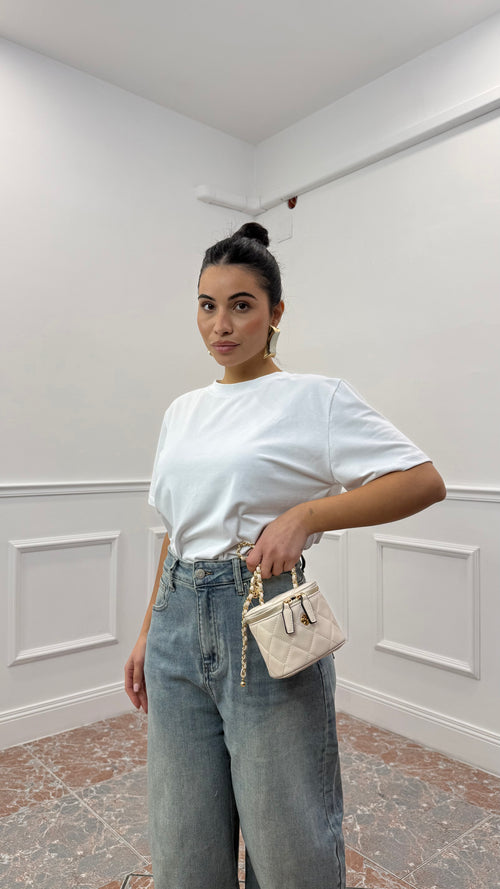 Mini Bag Bauletto Burro