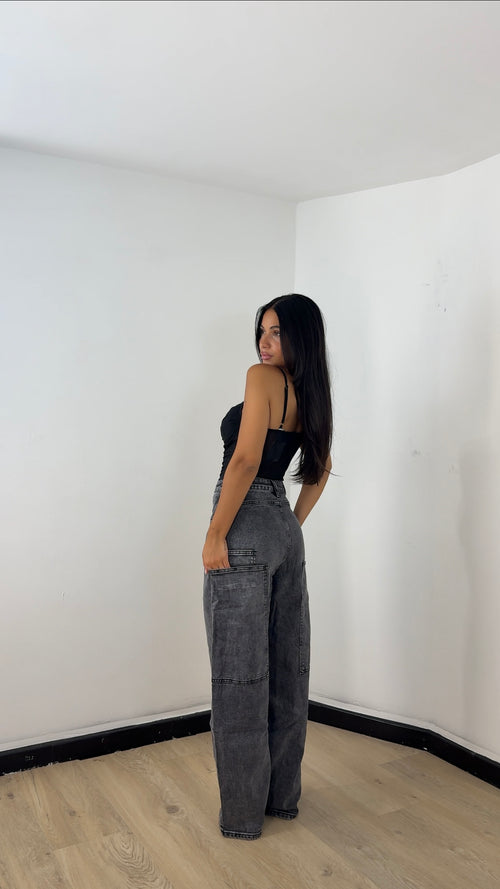 Jeans Balloon Grey