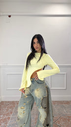 Top Cut Out Giallo