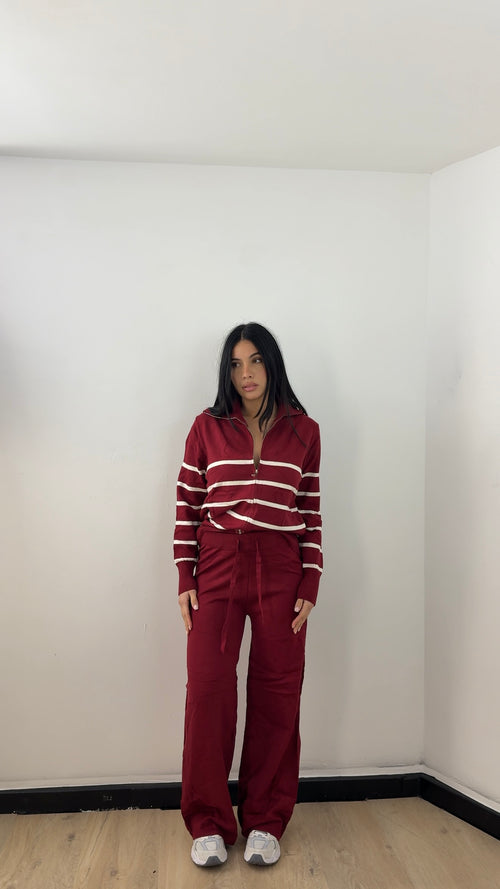 Coordinato Berton Chic Bordeaux