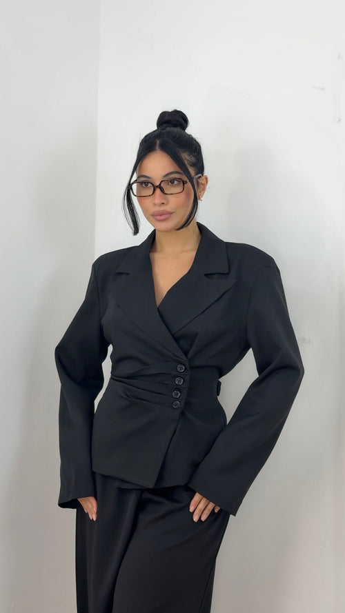 Tailleur Wrap Black