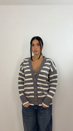 Cardigan Berton Grigio