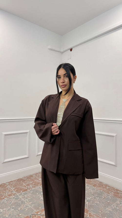 Tailleur Sahara Marrone