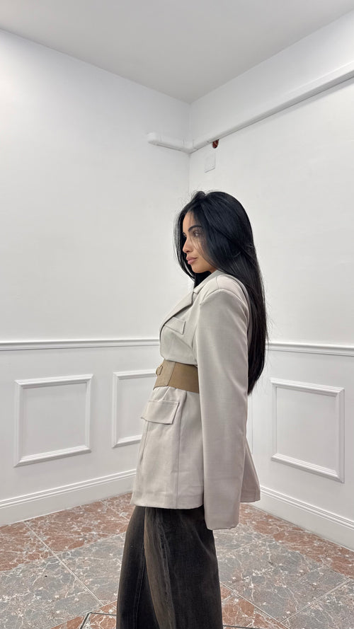 Cinturone Bustier Fango