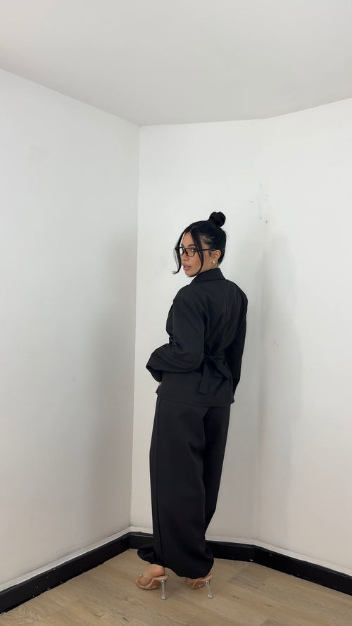 Tailleur Wrap Black