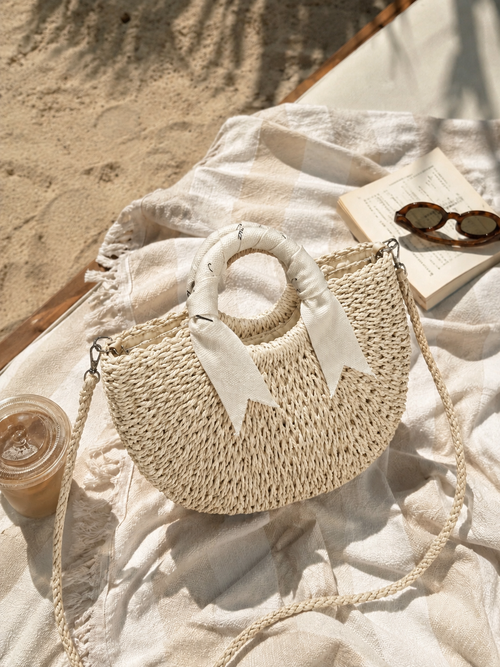 Borsa in paglia Beige
