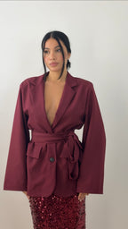 Giacca Olympia Bordeaux