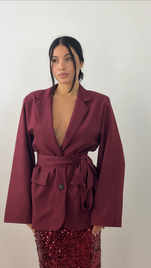 Giacca Olympia Bordeaux