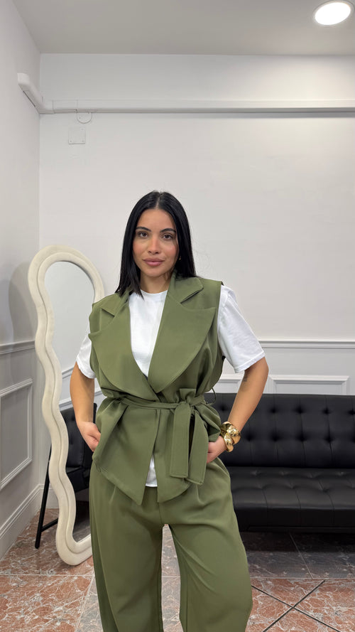 Coordinato Stormy Verde Militare