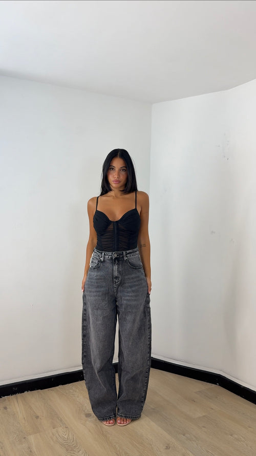 Jeans Balloon Grey