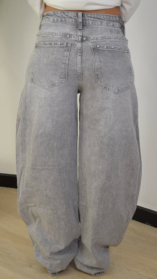 Jeans Silver con borchie