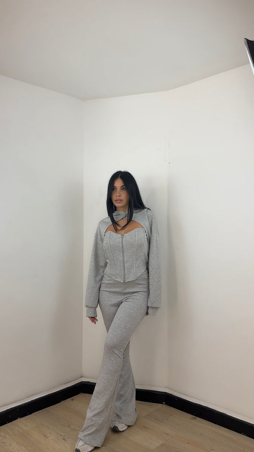 Set tre pezzi Vanity Grigio