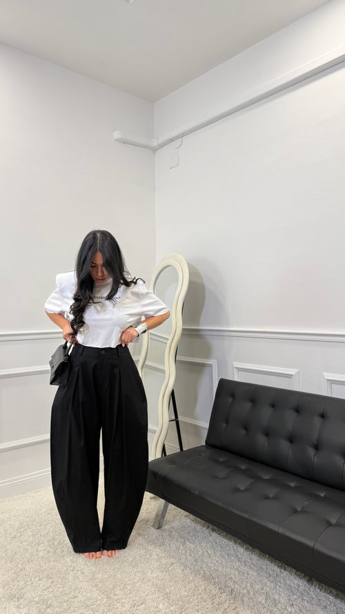 Pantalone balloon Just West Nero