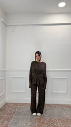 Coordinato Twist Marrone