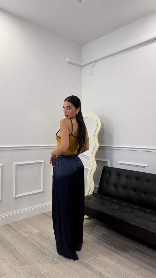 Pantalone in Satin