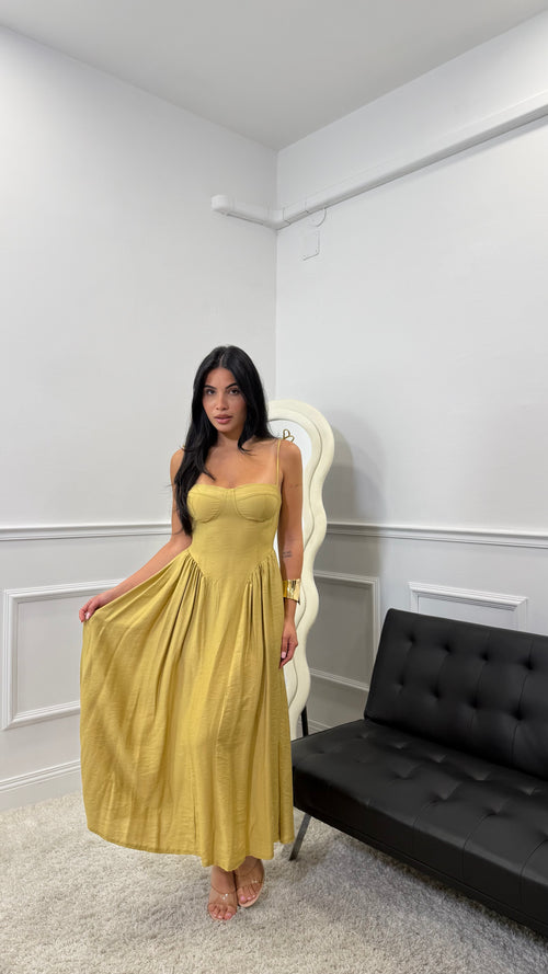 Long Dress Dolly Senape