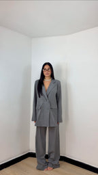 Tailleur Gessato Penelope Grigio