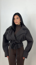 Trench Reine Marrone