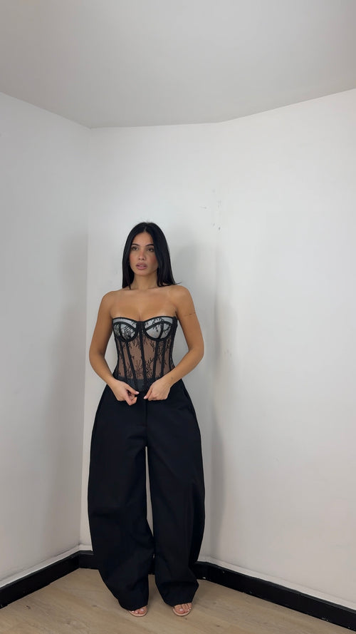 Corsetto Lace Sculpt Black