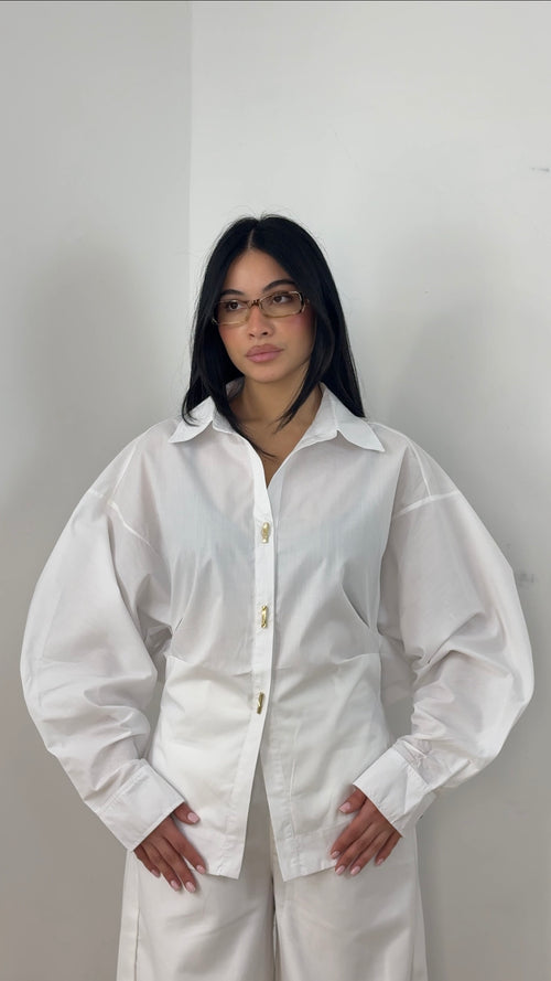 Camicia Old Money Bianca