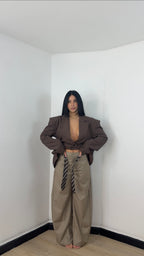 Pantalone Old Money Beige
