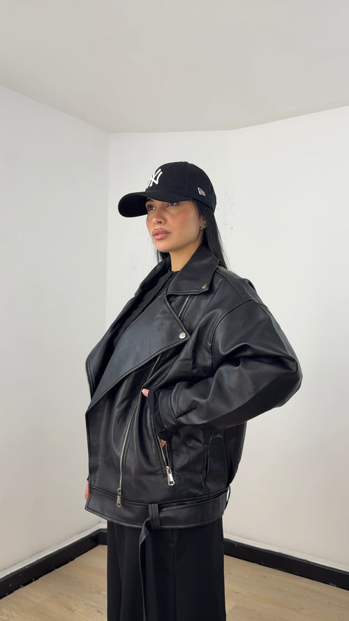 Chiodo Over in Ecopelle