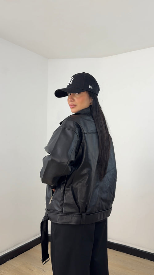 Chiodo Over in Ecopelle