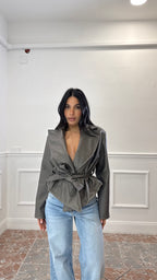 Trench Zaira Grigio