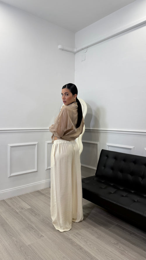 Pantalone in simil lino