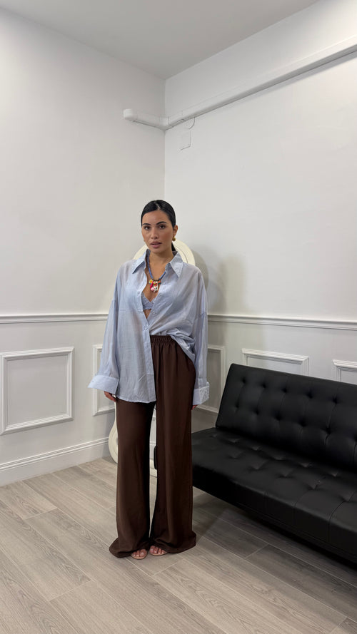 Pantalone in simil lino