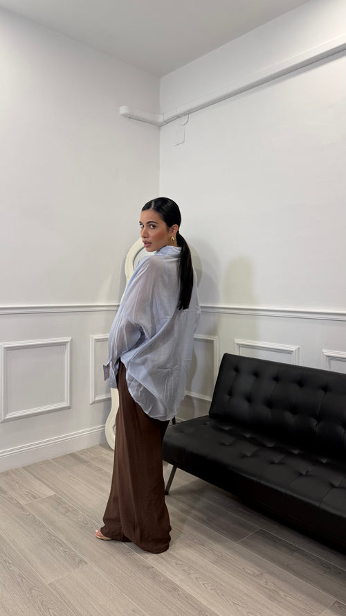 Pantalone in simil lino