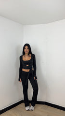 Coordinato Pilates Black