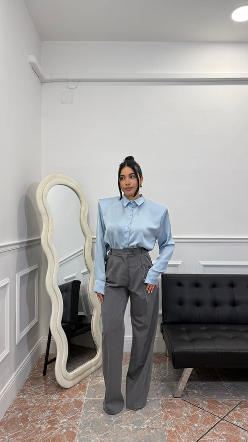 Camicia Elvis Azzurra