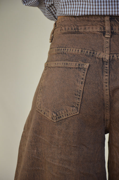 jeans Balloon Brown Vintage