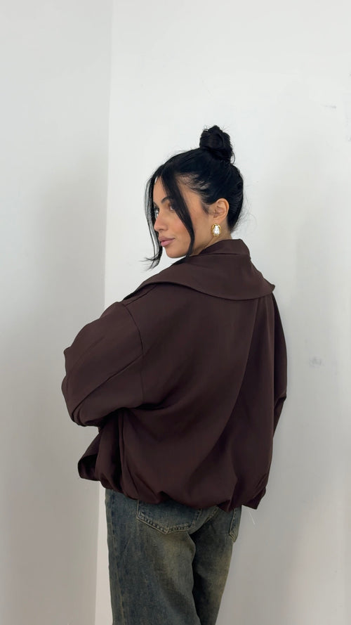 Bomber Trench Boston Marrone