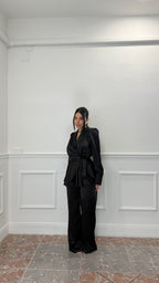 Coordinato Diana Satin Nero