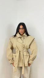 Trench Over Structure Beige
